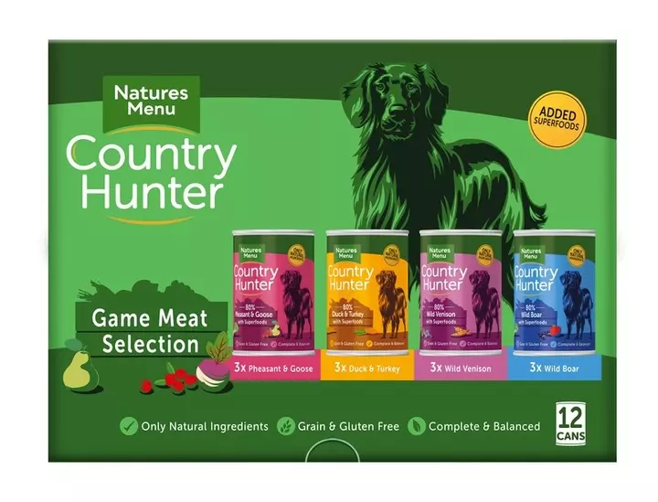 Natures Menu Country Hunter Can 400g Multipack
