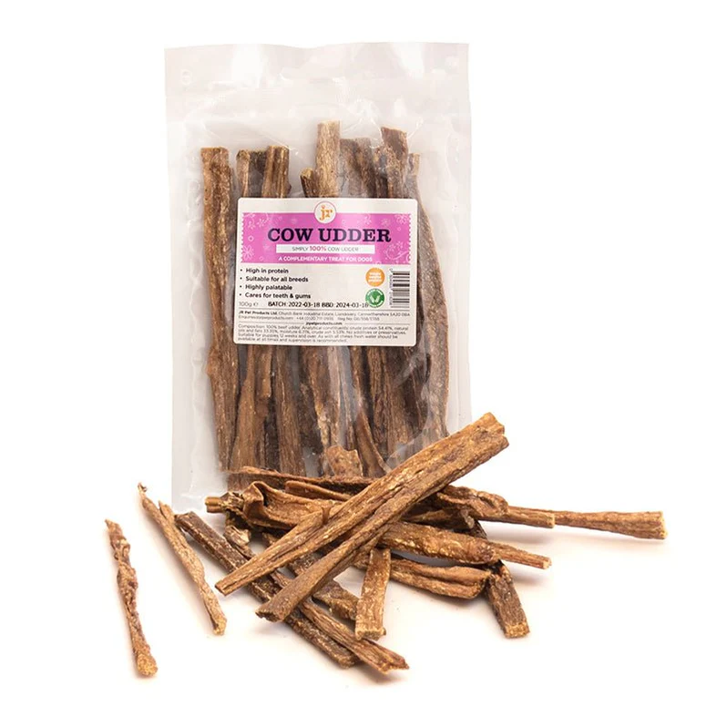 JR Pet Beef Udder 100g