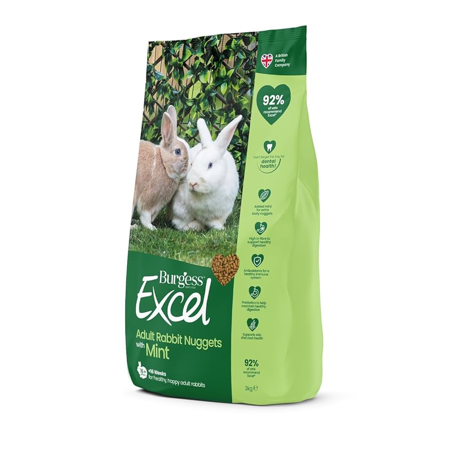 Burgess Excel Rabbit Nuggets Adult - 3kg